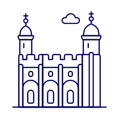 Tower Of London Illustration from UX Line Set