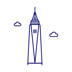 World Trade Center Illustration from UX Line Set