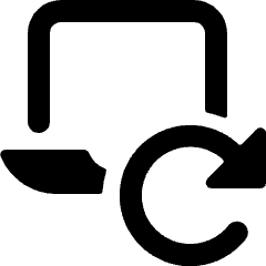 Laptop Refresh Icon from Ultimate Bold Set