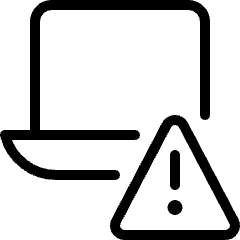 Laptop Warning Icon from Ultimate Light Set