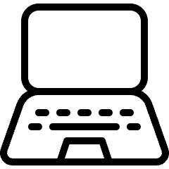 Laptop Icon from Ultimate Light Set