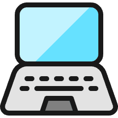 Laptop Icon from Ultimate Colors Set