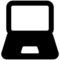 Laptop Icon from Ultimate Bold Set