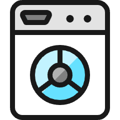 Laundry Machine Icon from Ultimate Colors Set
