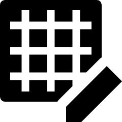 Grid Edit Icon from Nova Solid Set