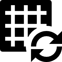 Grid Refresh Icon from Nova Solid Set