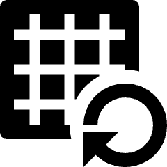 Grid Return Icon from Nova Solid Set