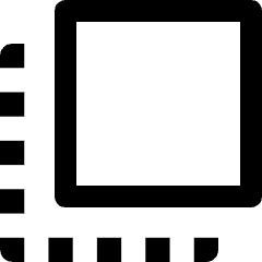 Clean line icon of a rounded front panel over offset layers. Used for layer ordering and selection.