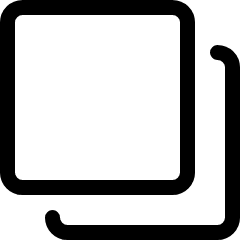 Layers Back Icon from Ultimate Regular Set