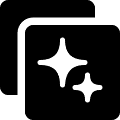 Sparkle Square Icon from Ultimate Bold Set