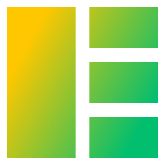 Layout Window 15 Icon from Sharp Gradient Set