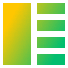 Layout Window 19 Icon from Sharp Gradient Set