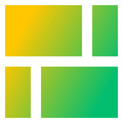 Layout Window 29 Icon from Sharp Gradient Set