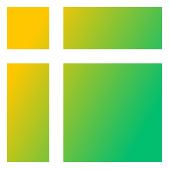 Layout Window 33 Icon from Sharp Gradient Set