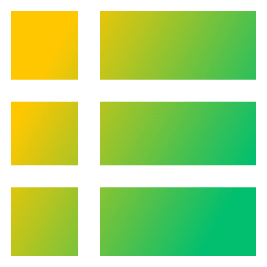 Layout Window 37 Icon from Sharp Gradient Set