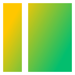 Layout Window 9 Icon from Sharp Gradient Set