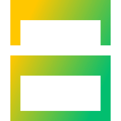 Split Vertical Icon from Sharp Gradient Set