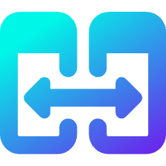 View Side By Side Icon from Core Gradient Set