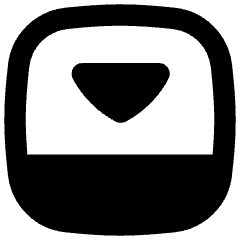 Bar Bottom Panel Close Icon from Flex Remix Set