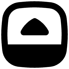 Bar Bottom Panel Open Icon from Flex Remix Set