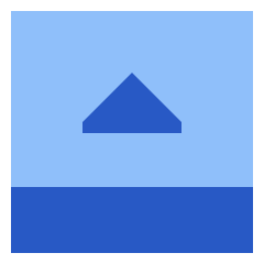 Bar Bottom Panel Open Icon from Sharp Flat Set