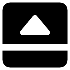 Bar Bottom Panel Open Icon from Core Solid Set