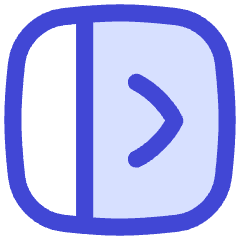 Bar Sidebar Left Panel Open Icon from Flex Duo Set