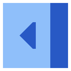 Bar Sidebar Right Panel Open Icon from Sharp Flat Set