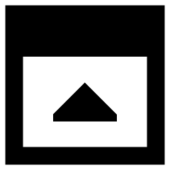 Bar Top Panel Close Icon from Sharp Remix Set