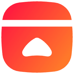 Bar Top Panel Close Icon from Flex Gradient Set