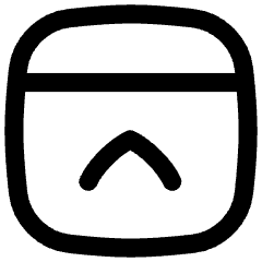 Bar Top Panel Close Icon from Flex Line Set