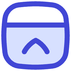 Bar Top Panel Close Icon from Flex Duo Set