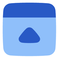 Bar Top Panel Close Icon from Plump Flat Set