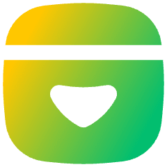 Bar Top Panel Open Icon from Flex Gradient Set