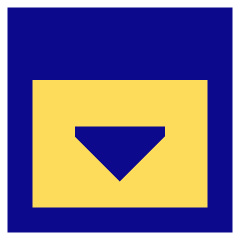 Bar Top Panel Open Icon from Sharp Pop Set