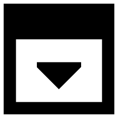 Bar Top Panel Open Icon from Sharp Remix Set