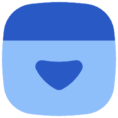 Bar Top Panel Open Icon from Flex Flat Set