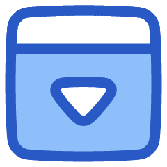 Bar Top Panel Open Icon from Plump Duo Set