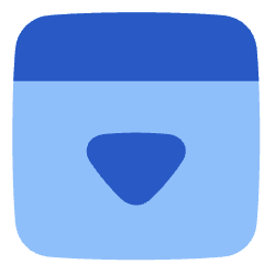 Bar Top Panel Open Icon from Plump Flat Set