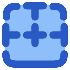 Border Bottom Icon from Plump Flat Set