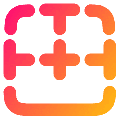 Border Bottom Icon from Plump Gradient Set