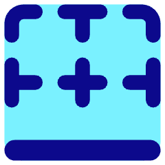 Border Bottom Icon from Core Pop Set