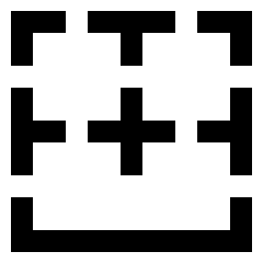 Border Bottom Icon from Sharp Solid Set