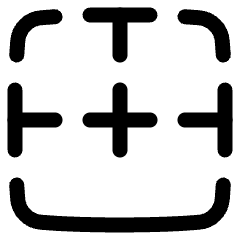 Border Bottom Icon from Plump Line Set