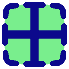 Border Center Icon from Plump Pop Set