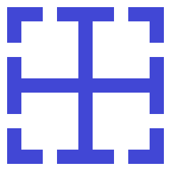 Border Center Icon from Sharp Duo Set
