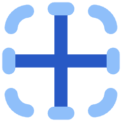 Border Center Icon from Flex Flat Set