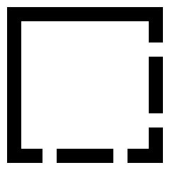 Border Corner Icon from Sharp Line Set