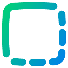 Border Corner Icon from Plump Gradient Set