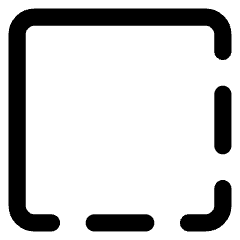 Border Corner Icon from Core Line Set